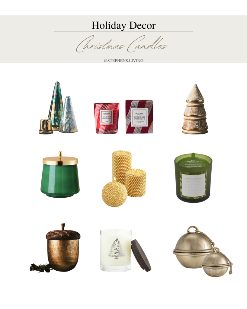 Christmas Decor, Christmas Candles